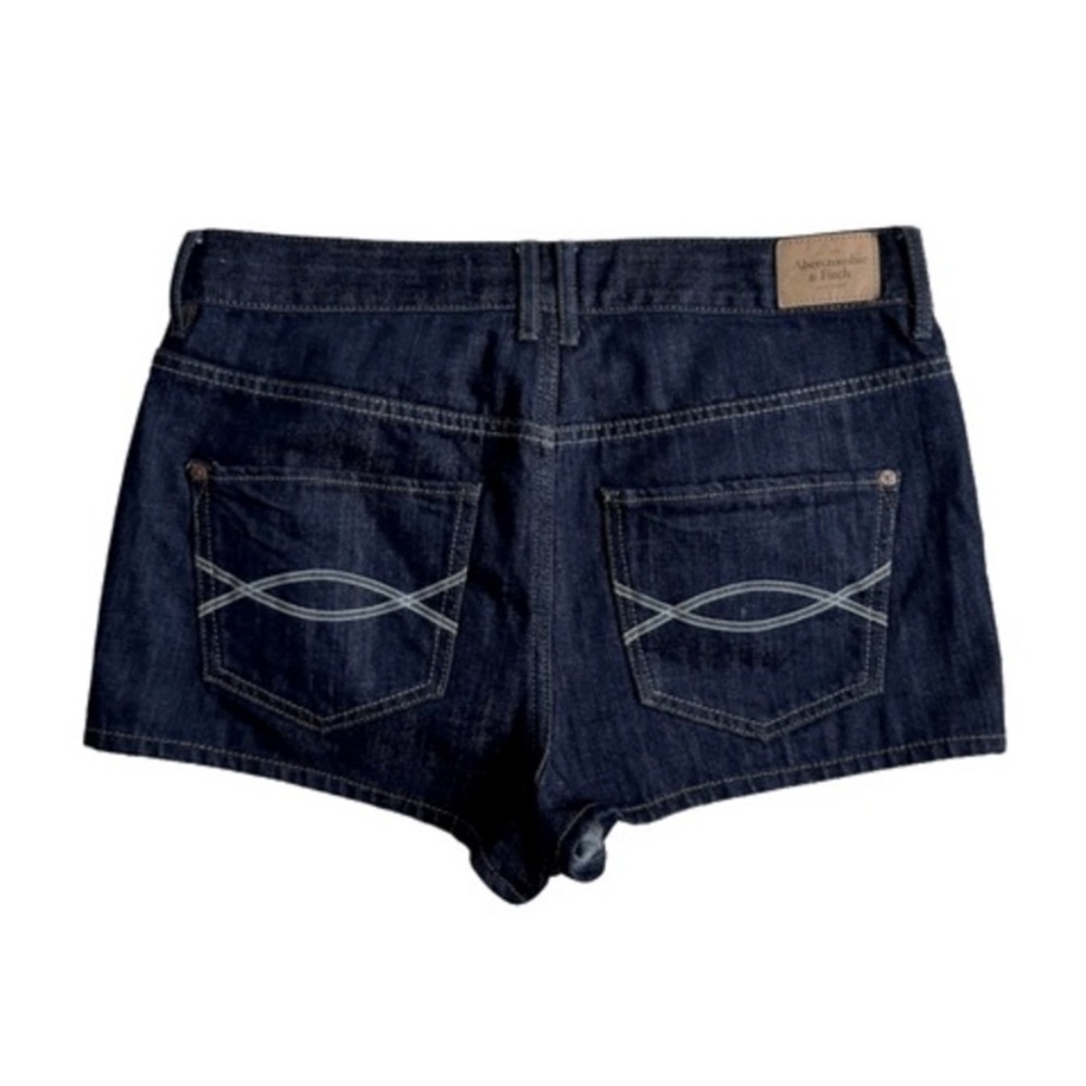 Abercrombie & Fitch High Rise Cheeky Denim Shorts - Picture 2 of 5